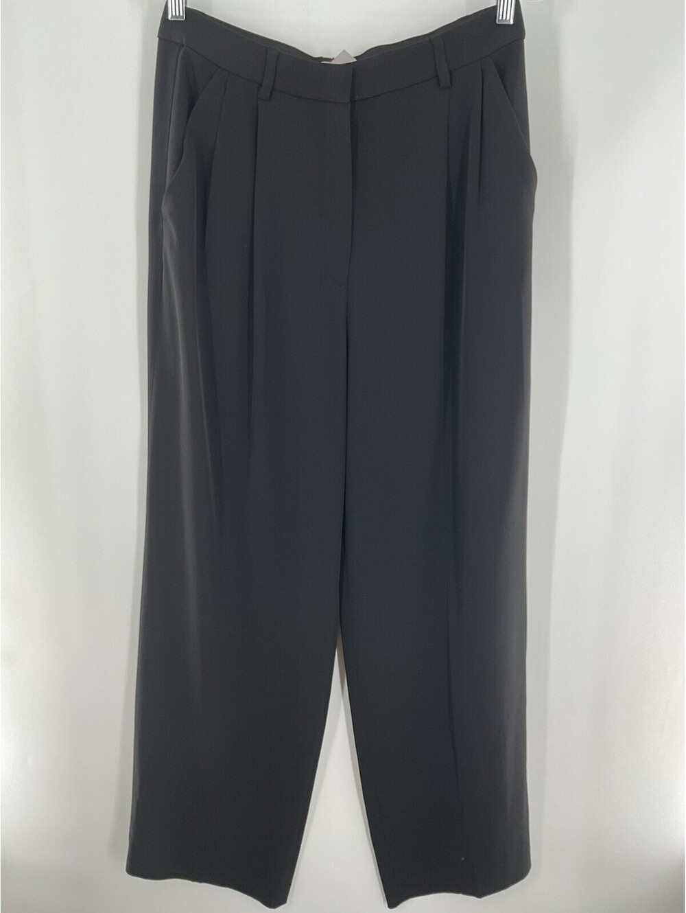 H&M Women’s Size 10 Wide Length Black Dress Pants 126